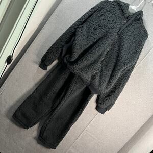 Yellowstone x BumbleBella by Jill Martin Regular Sherpa Hoodie Jogge Black Large